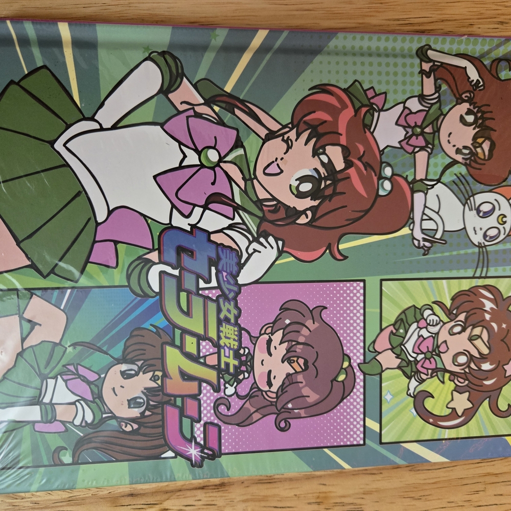 Anime Character Notebook with Green and Pink Cover